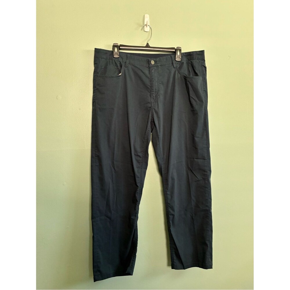Faherty Navy Straight-Leg Chinos Movement 5-Pocket Pant (MBC0042) Sz 38